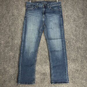 Calvin Klein Jeans Womens 10 Slim Boyfriend Cotton Stretch Pockets Medium Wash